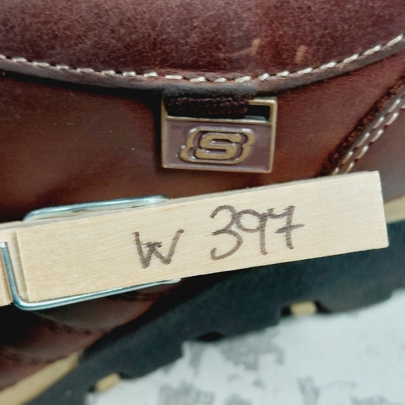 Skechers Women's Leather Upper Brown Oxford Lace Up Y2K Sneakers W397 - Picture 11 of 11